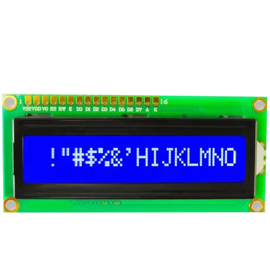 TN/HTN/STN FSTN/Graphic Lcm Liquid Crystal Display Module 1602 COB Type 16x2 LCM Display Module