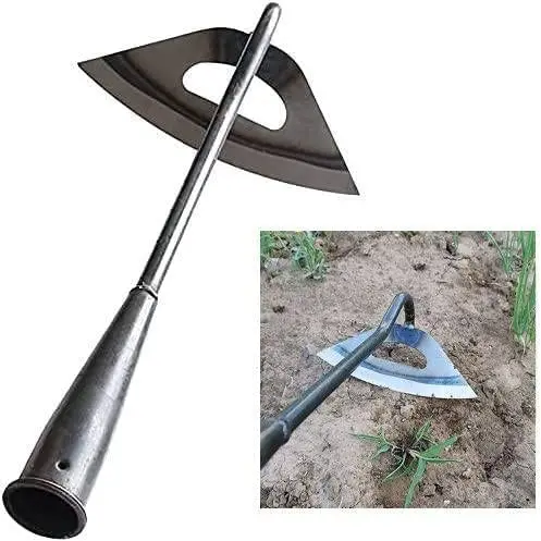 Isunpro hot sale garden hand tools all Steel Hardened Garden Edger weeding tools for digging hoe