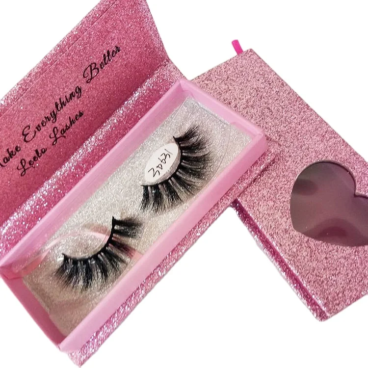 
False eyelash Private Label Custom Eyelash Packaging 3D Mink Lashes Mink Eyelashes Vendor 