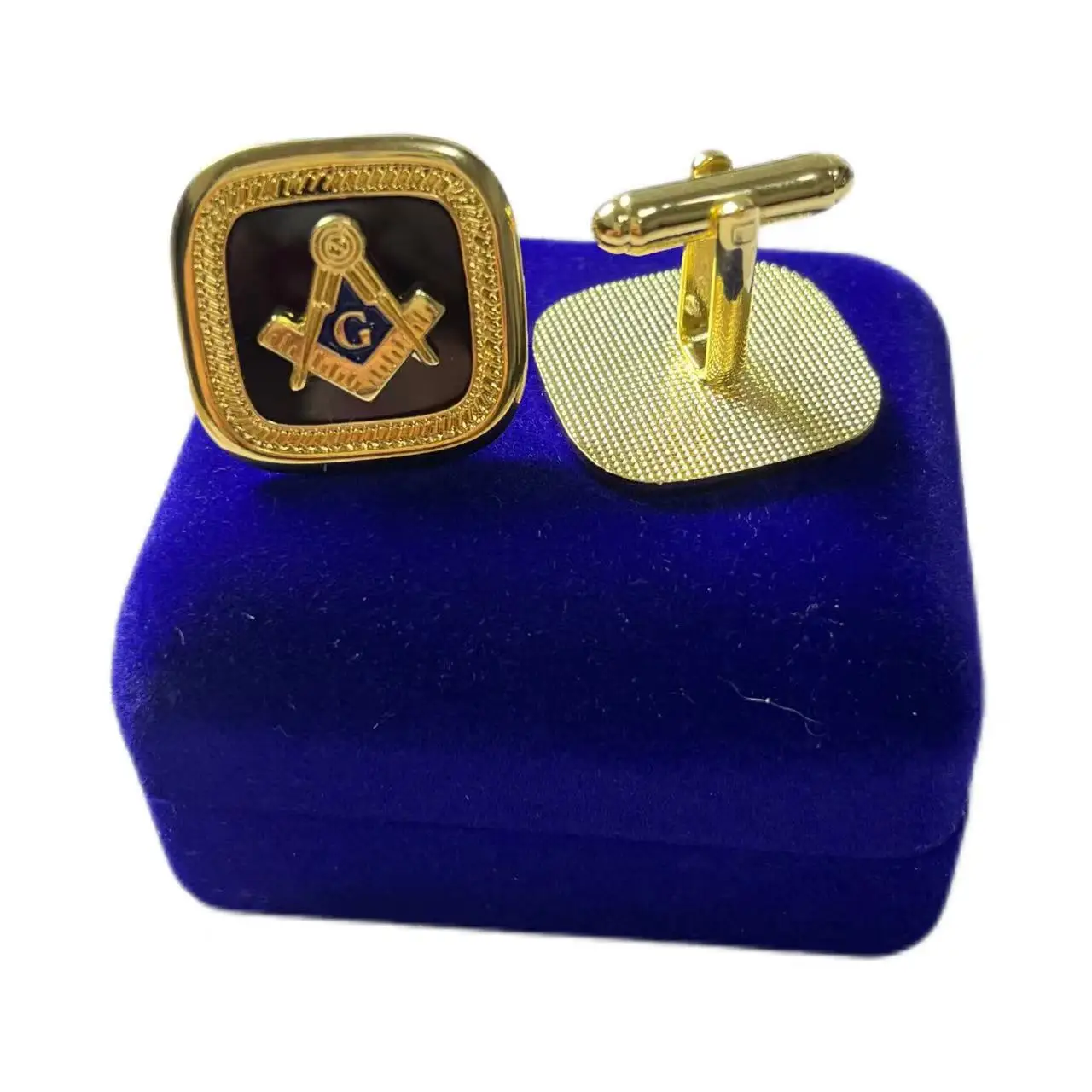 Cheap Customized Zinc Alloy Soft Enamel Cufflinks Wholesale Gold Plating Cufflinks