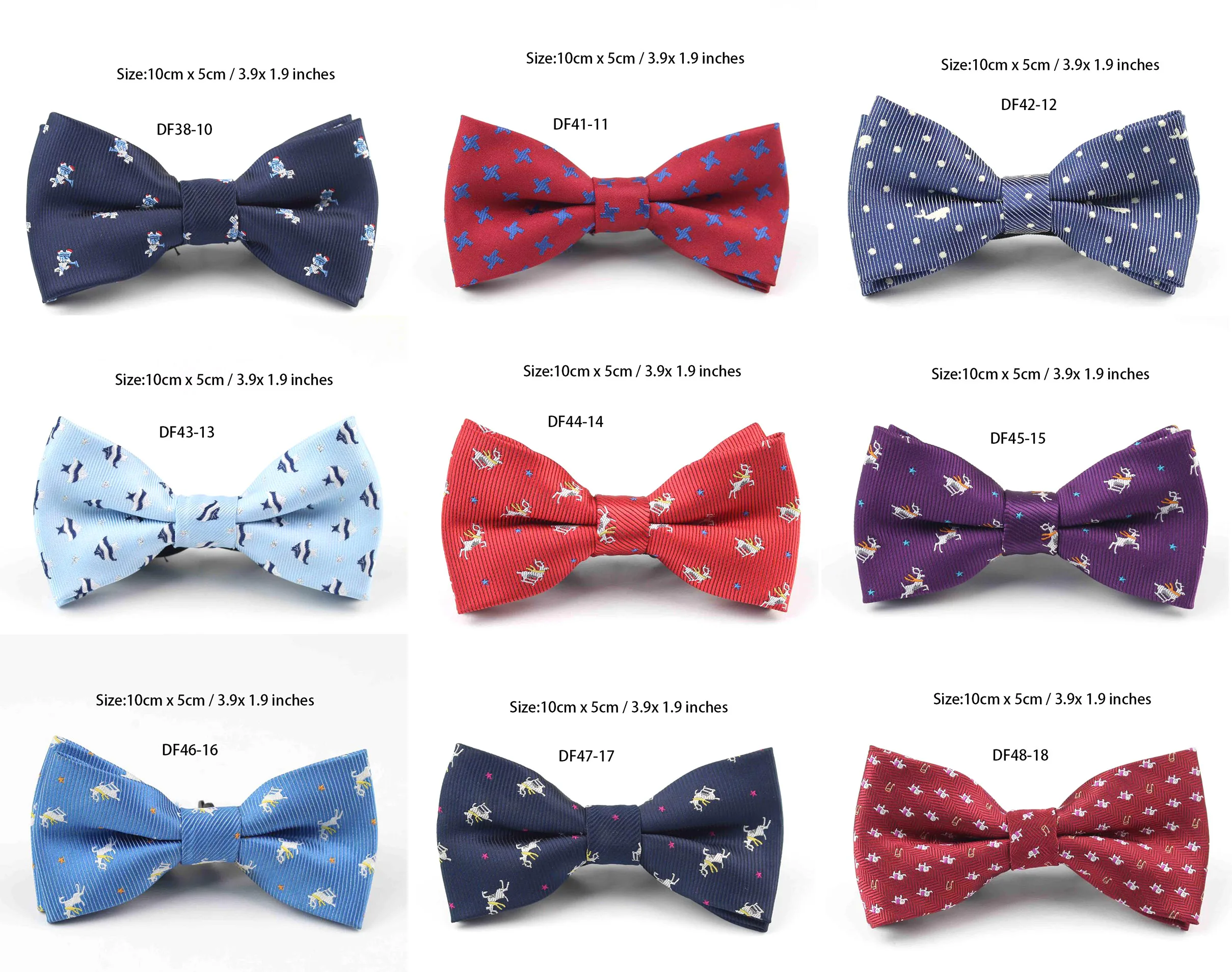 New Style Plaid Children Bowtie Bowties Baby Kid Kids Classical Pet Striped Butterfly Bow tie Elk Bike Umbrella Dog Car