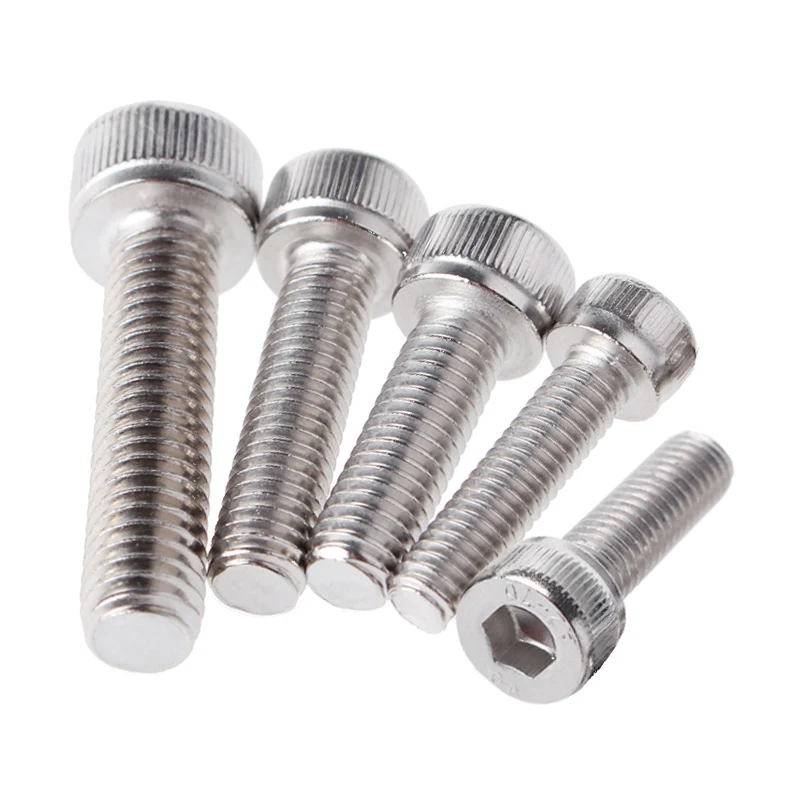 Grade 8.8 DIN 912 Industrial Quality Drywall Screws M10 Socket Cap Screw 10mm Length Hexagon Countersunk Head Plastic Material