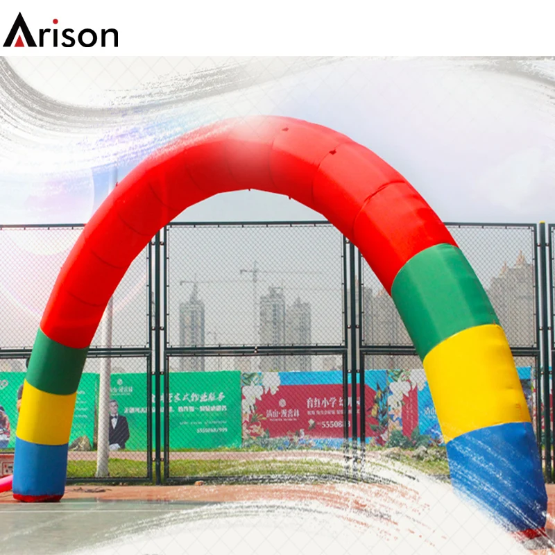 Outdoor celebration birthday wedding backyard party decoration inflatable arch for blow up banner entrance