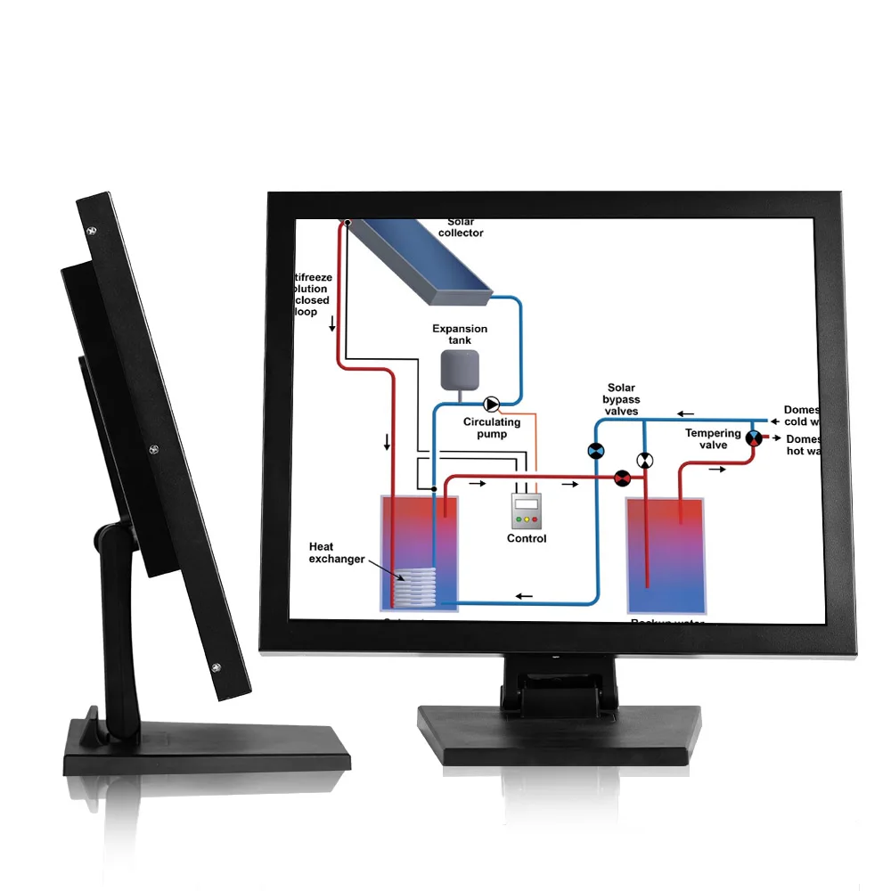 19 Inch Monitor Touch Screen Waterproof IP65 10 Inch Wall Mount Capacitive LCD Display Touch Screen Display monitor