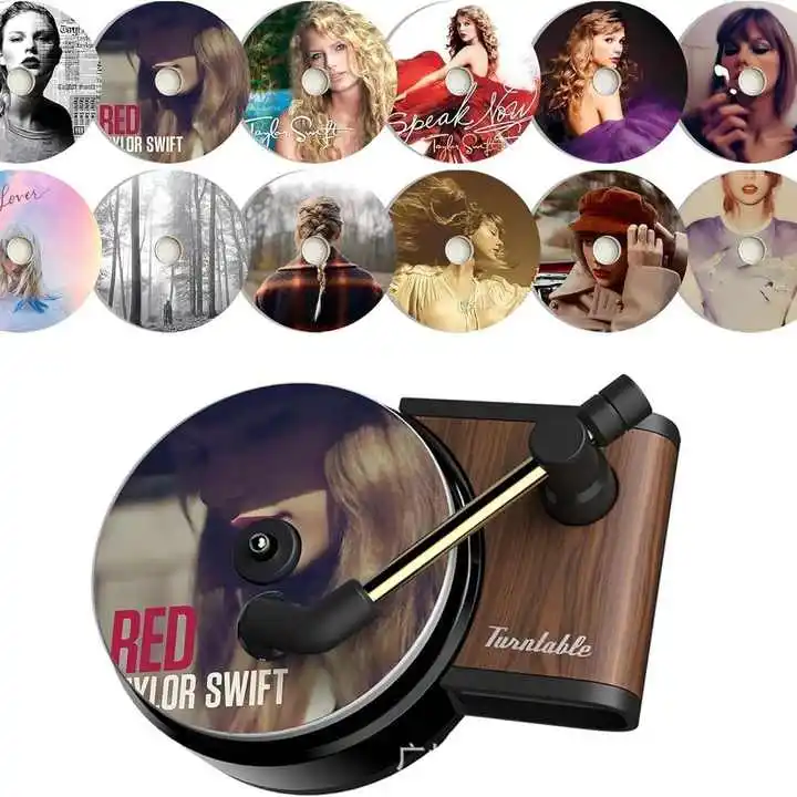 Car Vintage Record Player Aroma Air Conditioning Outlet Air Freshener Vintage Phonograph Creative Display Auto Spare Parts