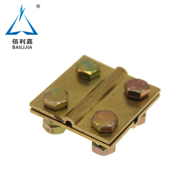 High  Conductivity Construction Using  Cross Joint Earthing Clamp