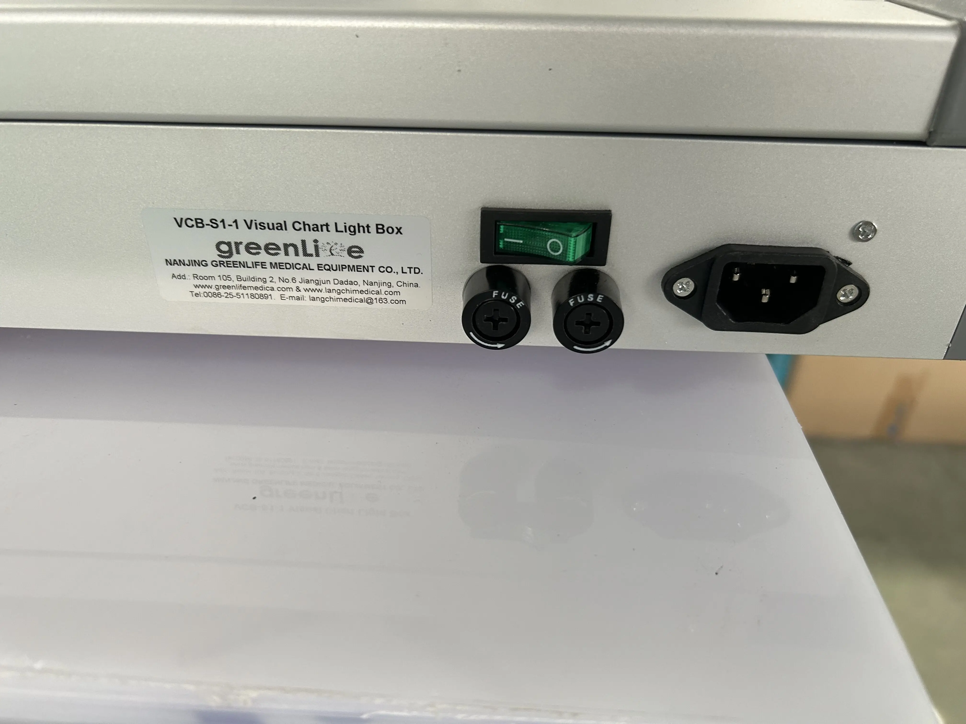 VCB-S1-1 Visual Acuity Chart Examination Eye Vision Test Chart