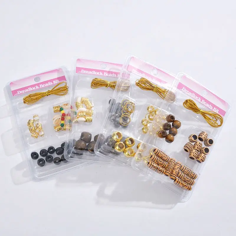 Wholesale Aluminum Screw Thread Micro Ring Locks Hair Beads for Braids and I-tip Hair Extension Tools