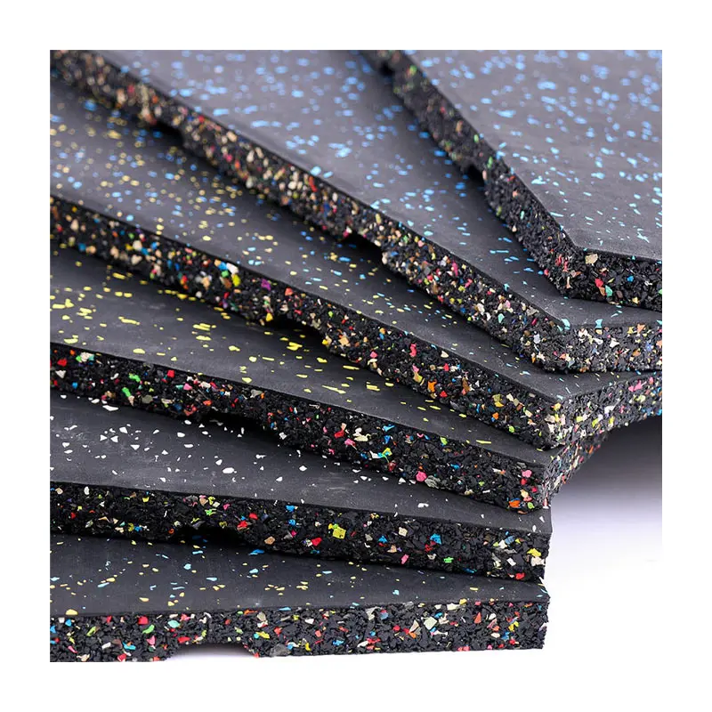 Eco-Friendly Anti Slip Good Protective Puzzle 15mm 20mm Interlocking Rubber Gym Floor Tiles