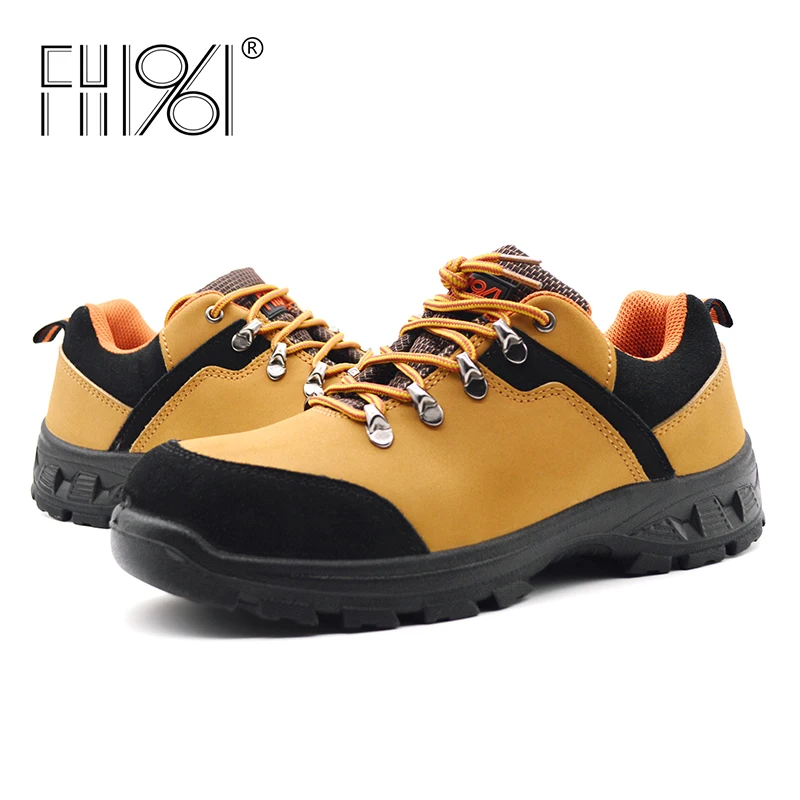 FH1961 High-Performance non-slip Safety Shoes  for Active Jobs Steel Toe Oil Resistant Sole