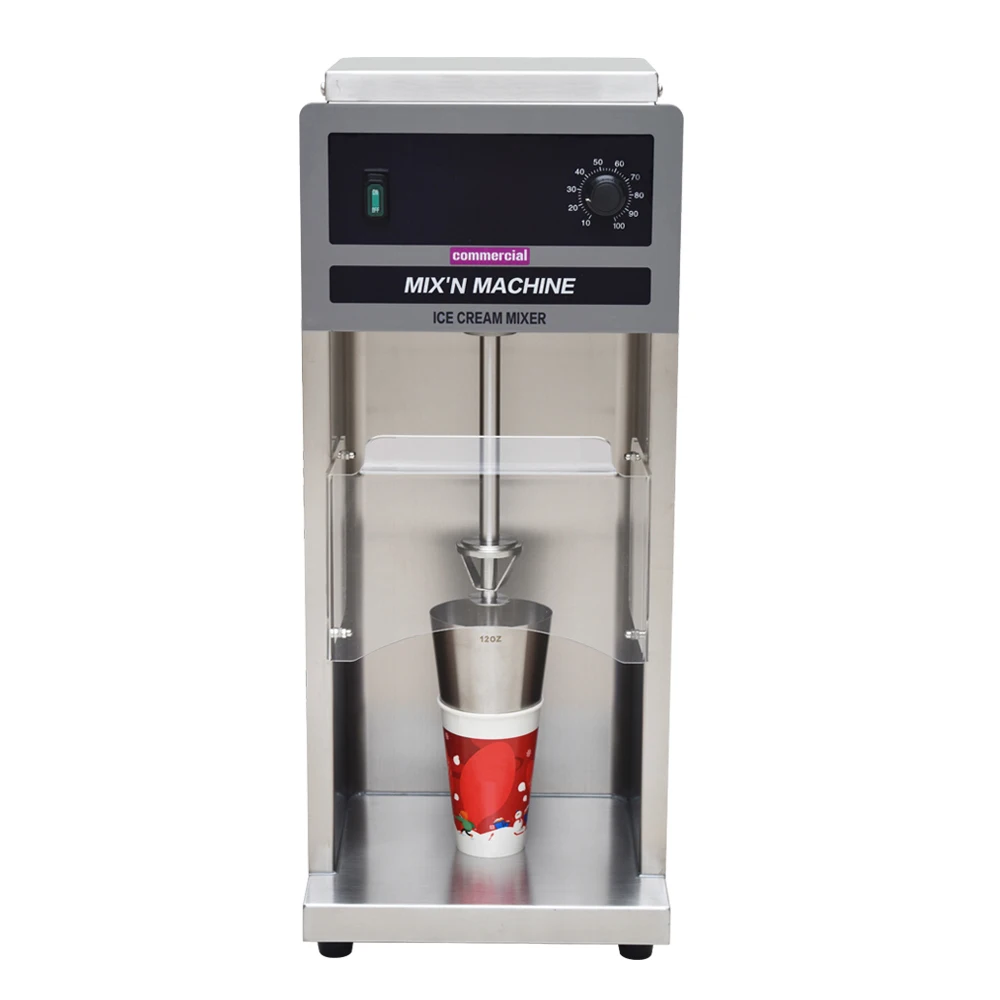 Mini Table Top Dairy Queen Milk Smoothie Slush Maquina Del Helado Swirl Ice Cream Blender Blizzard Making Machine