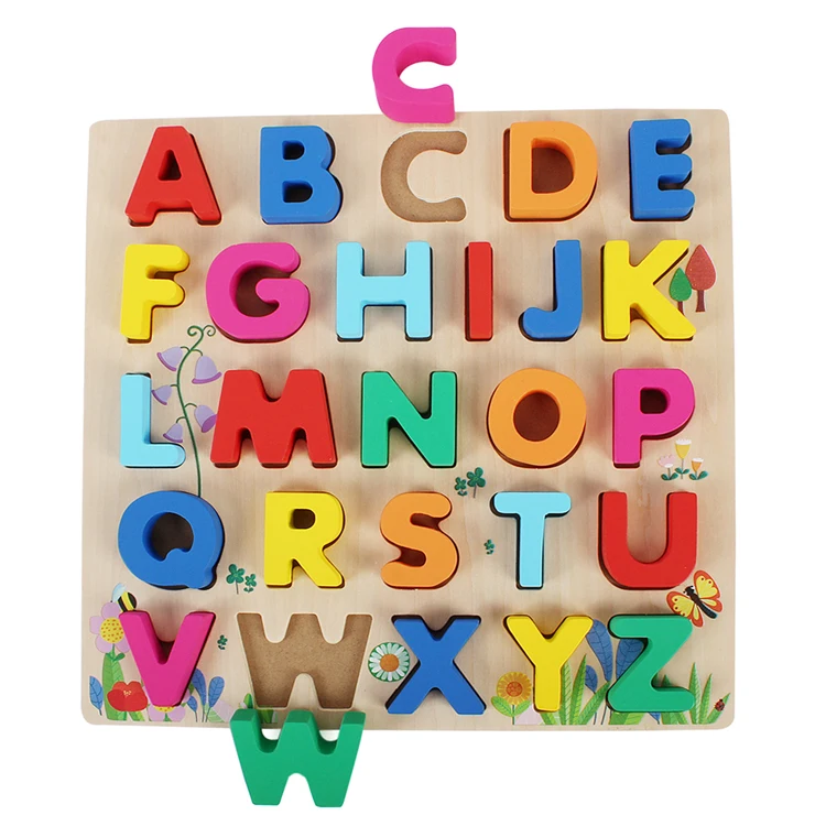 Wooden educational jigsaw puzzle 3d wooden puzzle toy