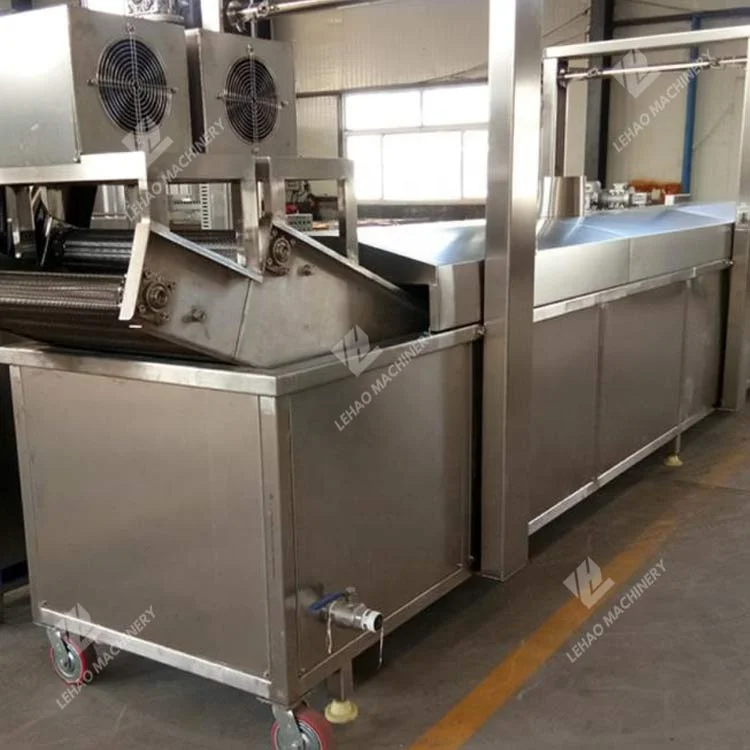 LEHAO большой емкости непрерывной жарки машина для орехов и арахиса сои