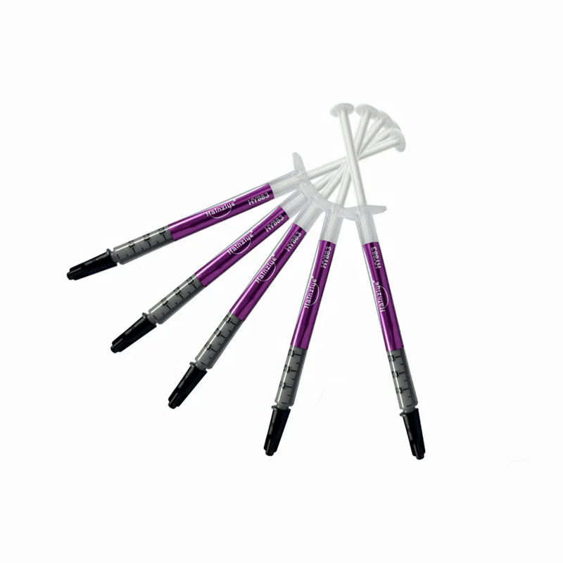 1g 2g 3g 5g syringe middle CPU i5 i7 Gray Thermal compound paste grease 6.5w/m-k HY883