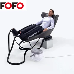 FOFO custom new style high quality massage device machine electric recovery boots cryotherapy full air compression leg massager