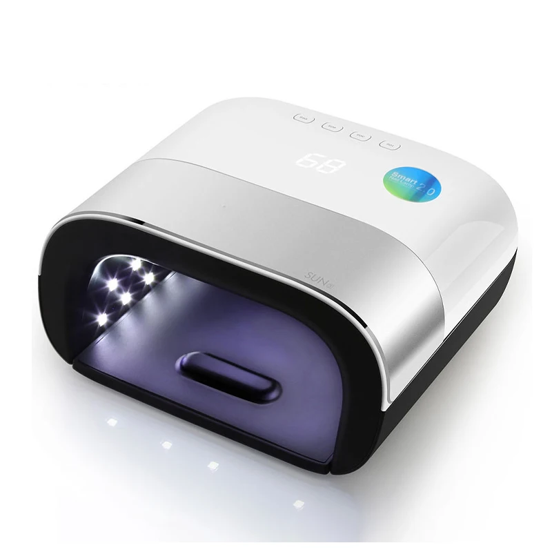 IKSBEAUTY бесплатный образец SUNUV 48 Вт ультрафиолетовая Светодиодная лампа для ногтей гелевых с таймером памяти ЖК-дисплеем датчиком и двойной скоростью отверждения