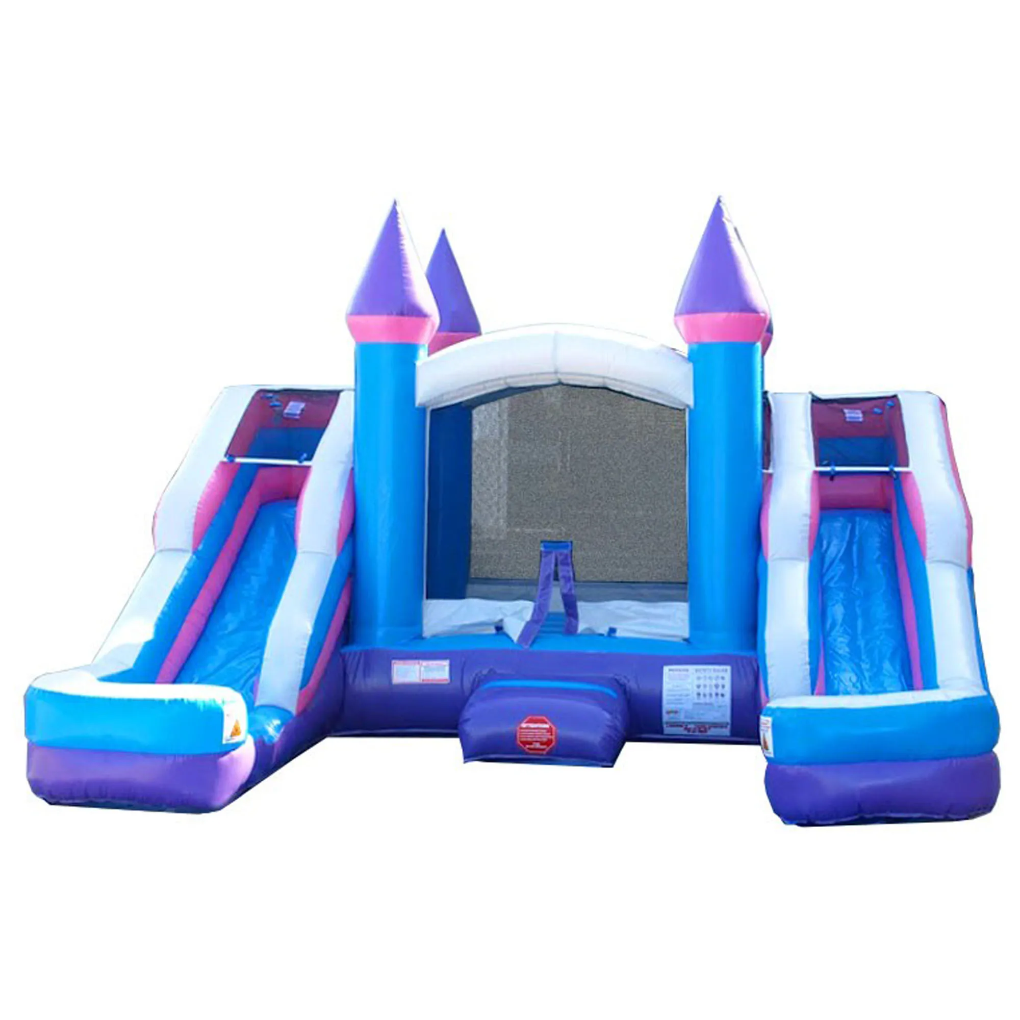 2021 hot sale double lane inflatable combo bounce house with slide bouncer jumping castle combo for rentals