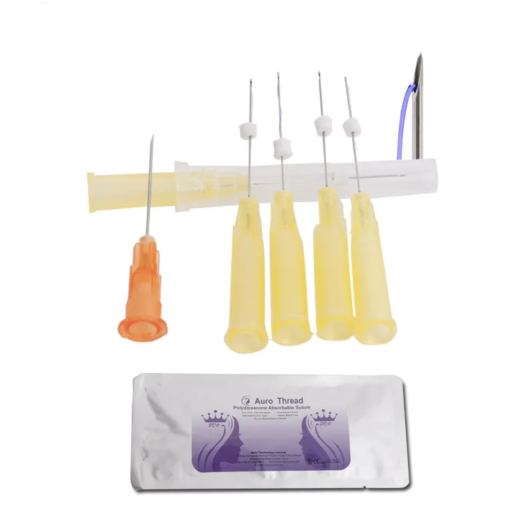 High quality Absorable suture beauty Mono 30G 13mm anti aging mono facial face lifting 13mm PDO thread korea