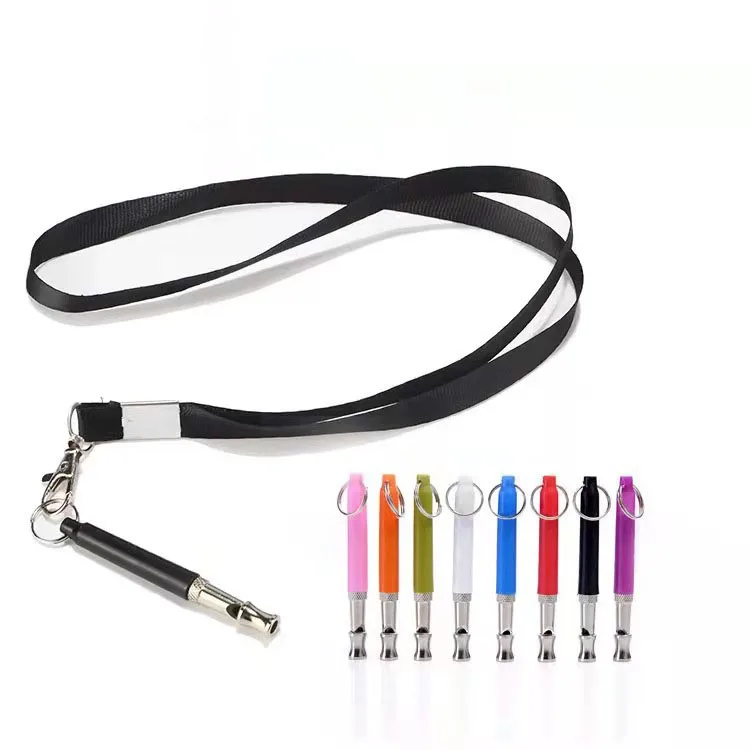 Dog Training Whistle Dog Flute Adjustable Black Pen Set Dog Training Supplies