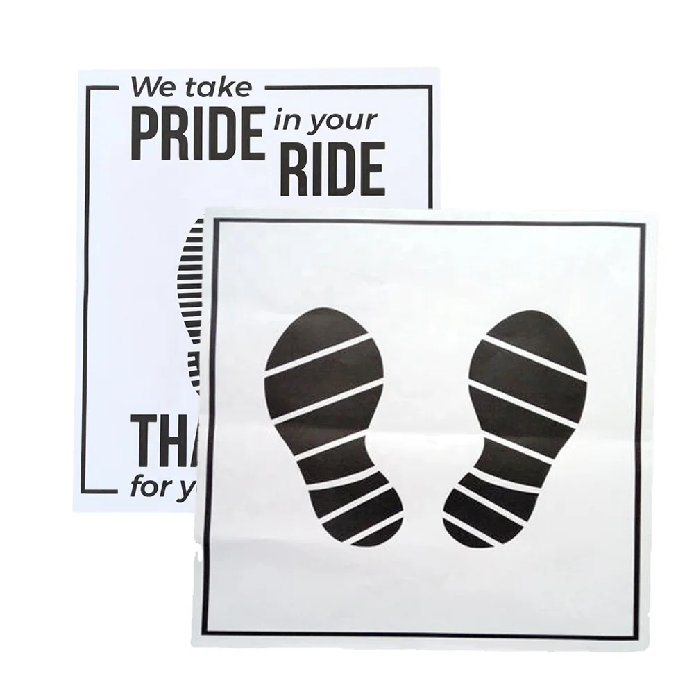 Plastic Disposable Car Foot Floor Mats in Rolls & Sheets