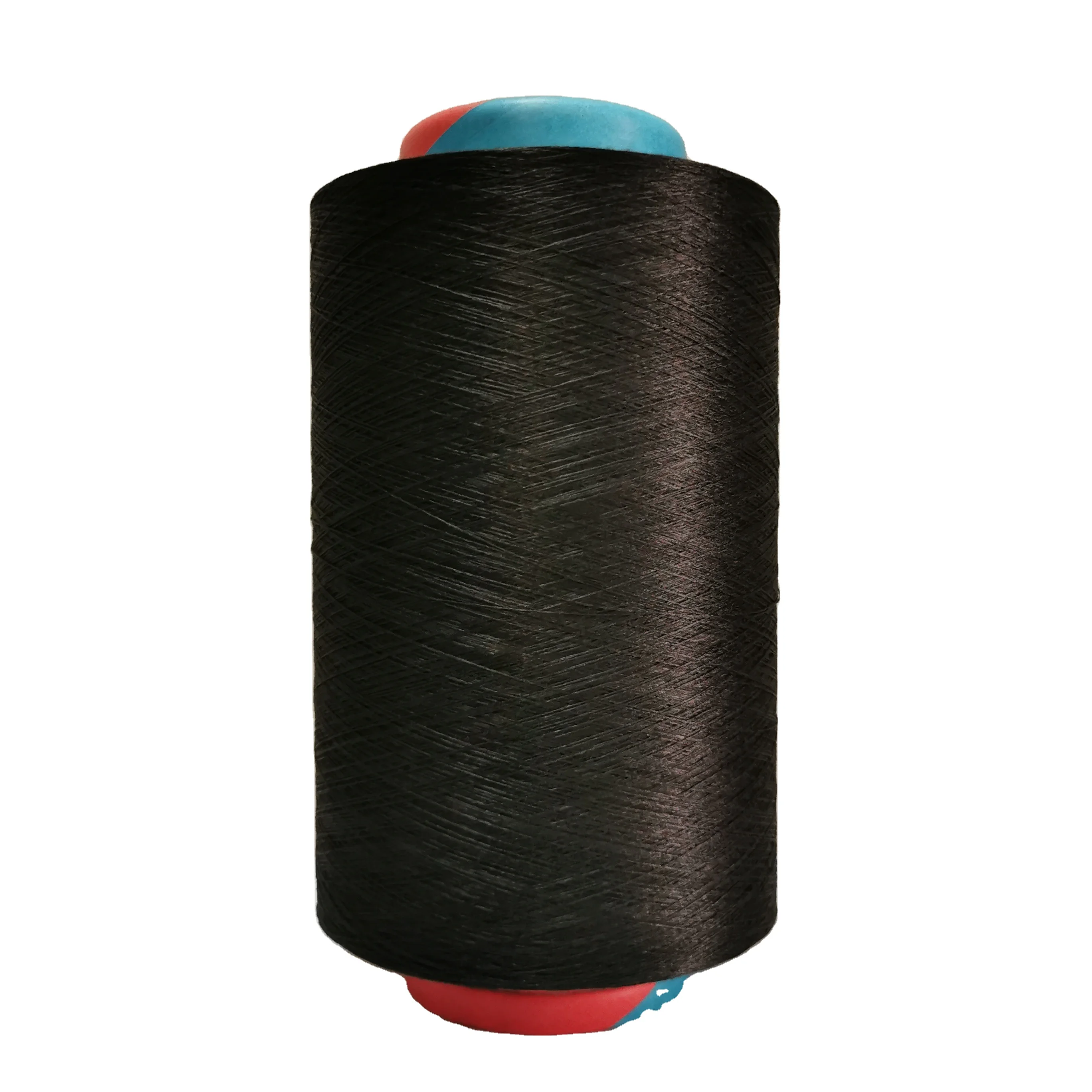 DTY 75D/36F red 1000 hours Grade 4  High colorfastness UV protection dope dyed SD NIM polyester Color knitting Yarn for t shirt