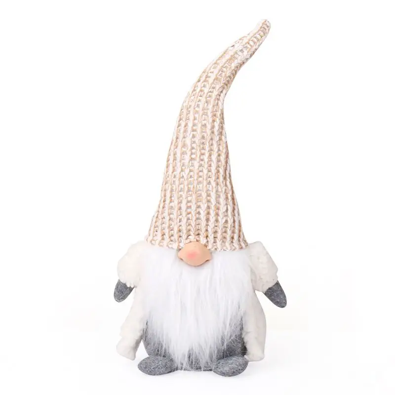 Christmas Decorations Swedish style faceless doll dwarf Santa Claus figure tabletop decorations