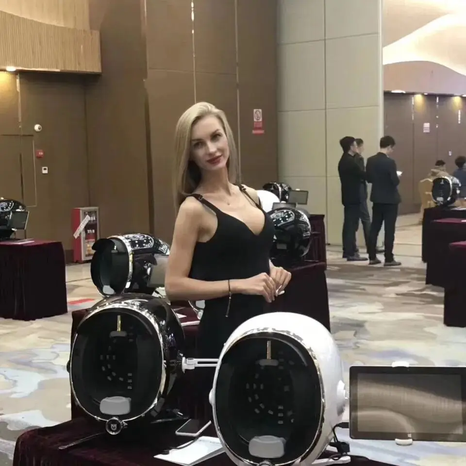 Портативный 3d магический тестер для спа-процедур сканер акне лица устройство с зеркалом очистки кожи и волос анализа