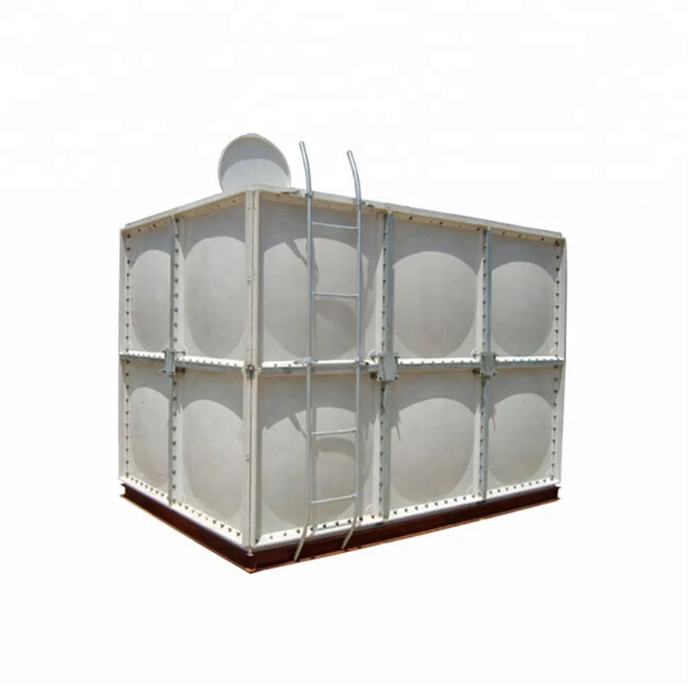 GRP Panels Assembled Type Flexible Plastic GRP Water Tank for Fire Fighting Water Storage