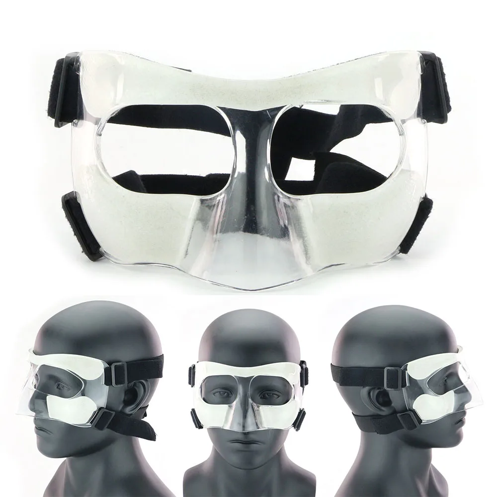 Nose Guard for Broken Noses Sports Face Guard Adjustable Face Masks for Softball Basketball Protective Clothing Face Shield