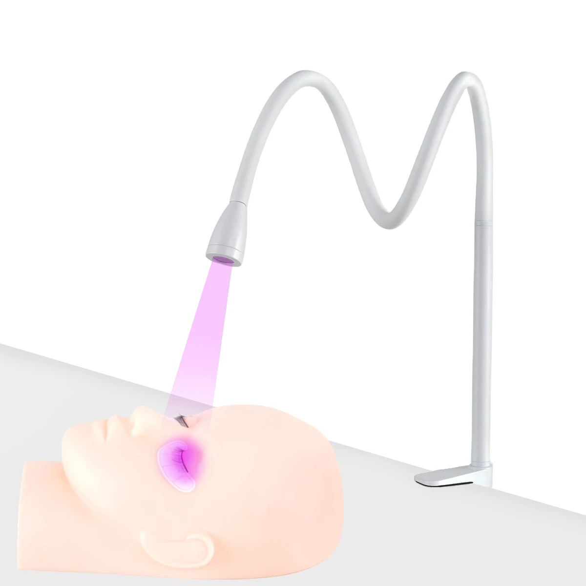 New Arrival Style Beauty Salon Tool Aluminium 5W UV LED Eyelash Foot Pedal Switch Clamp lash Lamp Light For Eyelash Extension