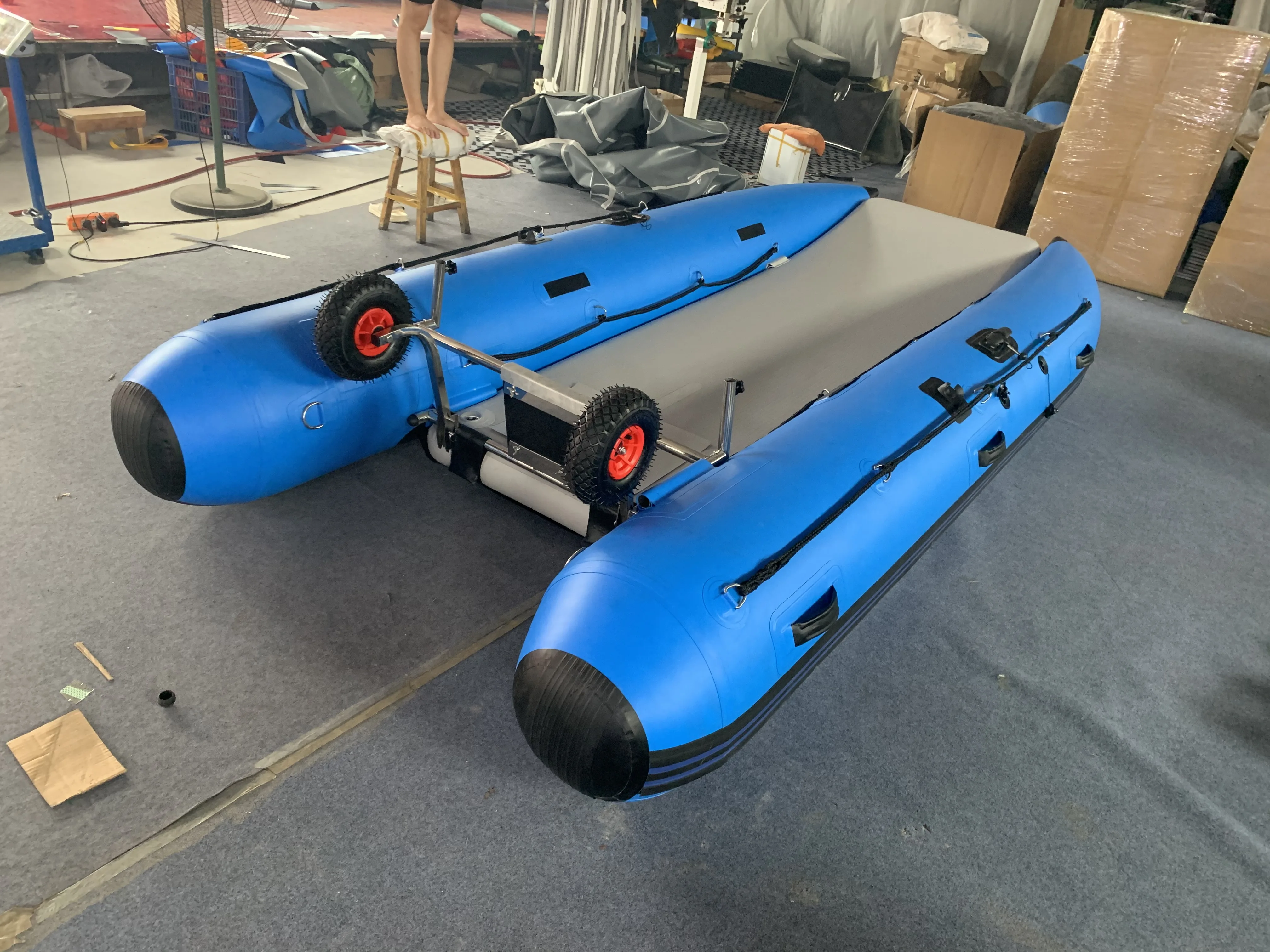 factory price 11ft inflatable high speed boat inflatable rowing boat