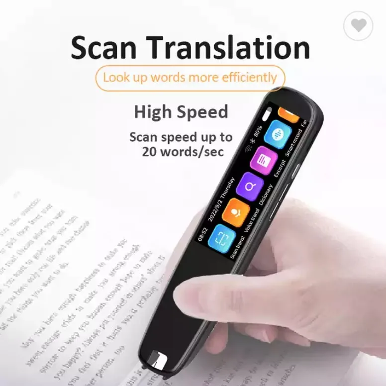 Портативный голосовой переводчик онлайн Оффлайн устройство для перевода Min Pocket Smart Scanning Pen