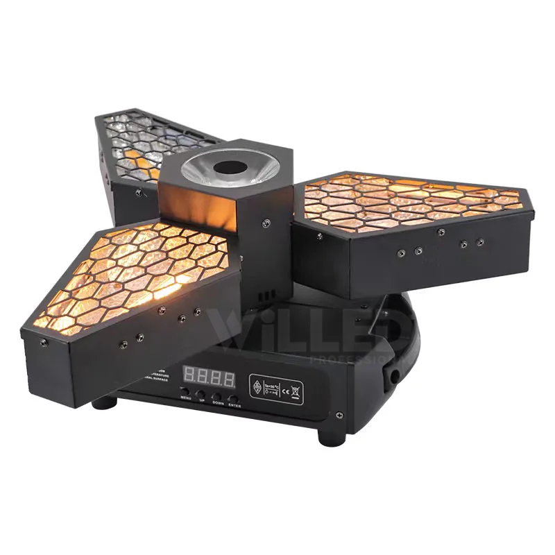 top quality DJ light Infinitely Rotating Mantis LED 3 x 60w RGBW portman mantis retro lamp