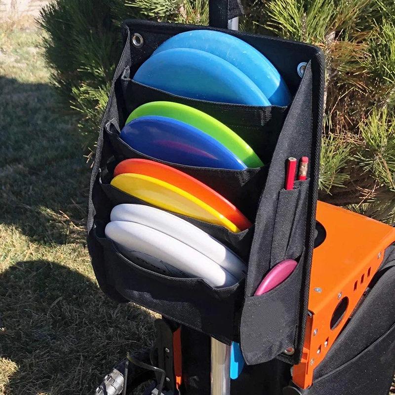 New Style Disc Golf Cart Putter Pouch Sport Disc Golf Cart Bag for Discs Accessories Storage Organizer Frisbee Bag