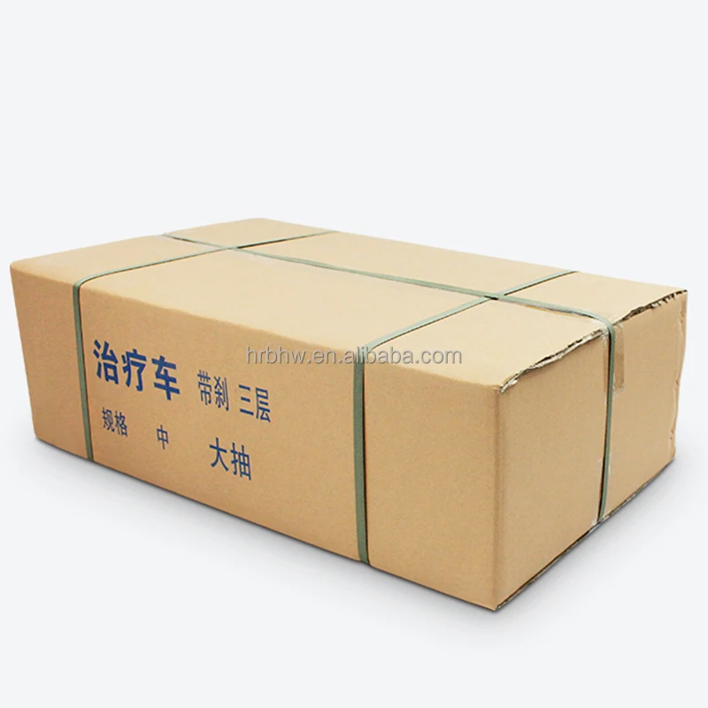 Chinese Factory SUS Hospital Trolley for Sale Medical Dressing Trolley with Drawers