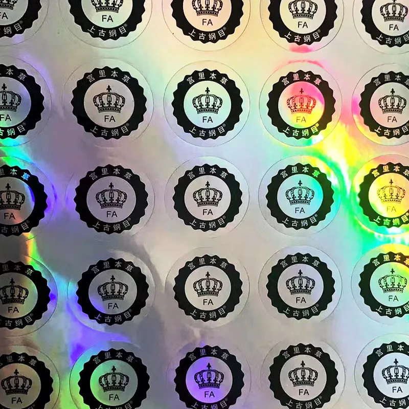 TG7533 Low MOQ Custom Stickers Print Adhesive Vinyl PVC Logo Die Cut Sticker Waterproof Hologram Cartoon Stickers Custom