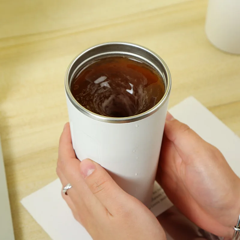 Rechargeable Type-c Electric Smart Drinkware Automatic Magnetic Self Stirring Mug Coffee Water Protein Mixing Cup With Usb Lid