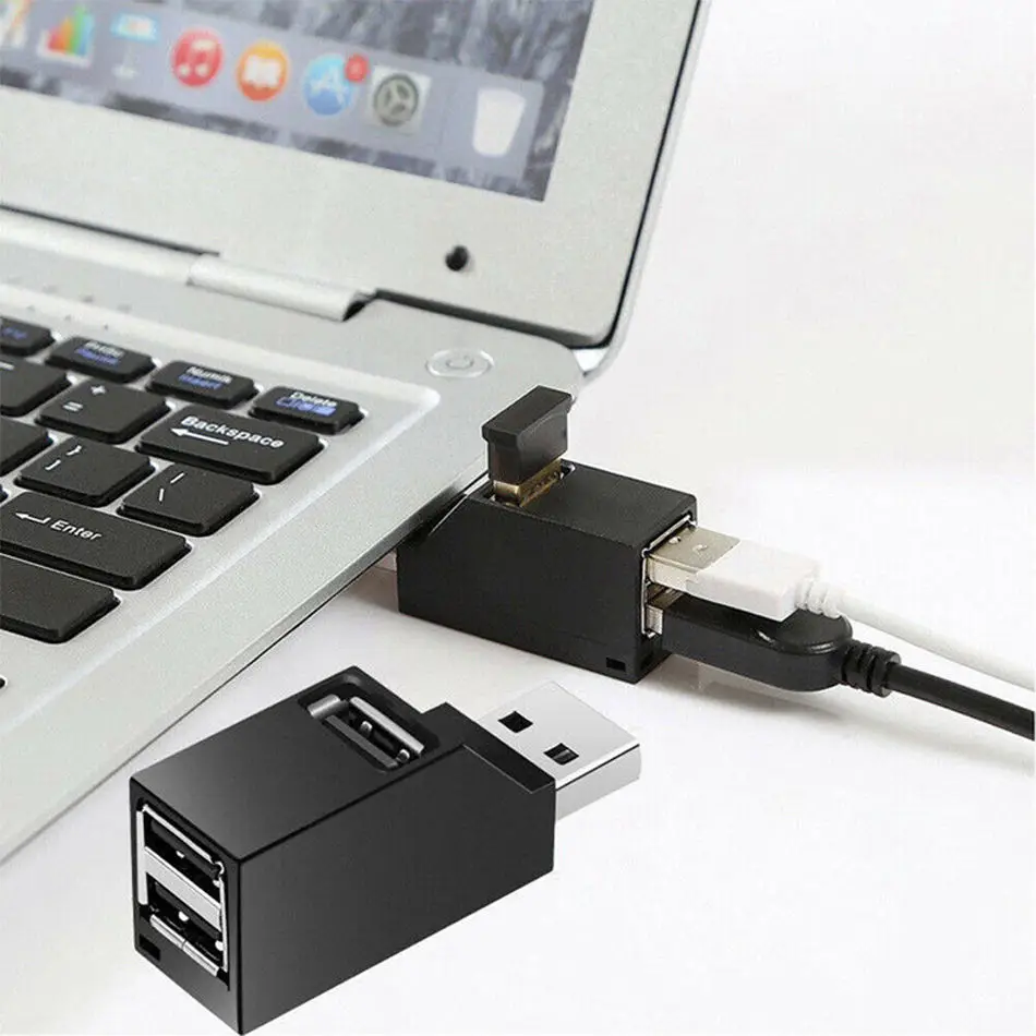 Laptop Macbook USB2.0 USB3.0 hub adapter  3 ports usb Extender for PC keyboard