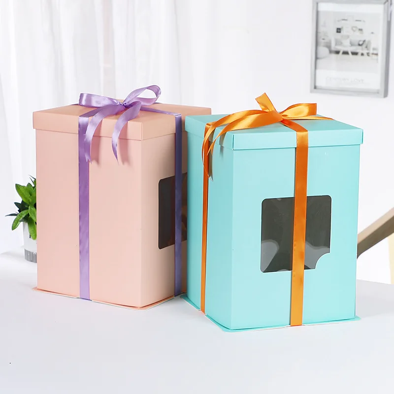 custom cake boxes with logo gift boxes for cake server set pineapple cake packaging box