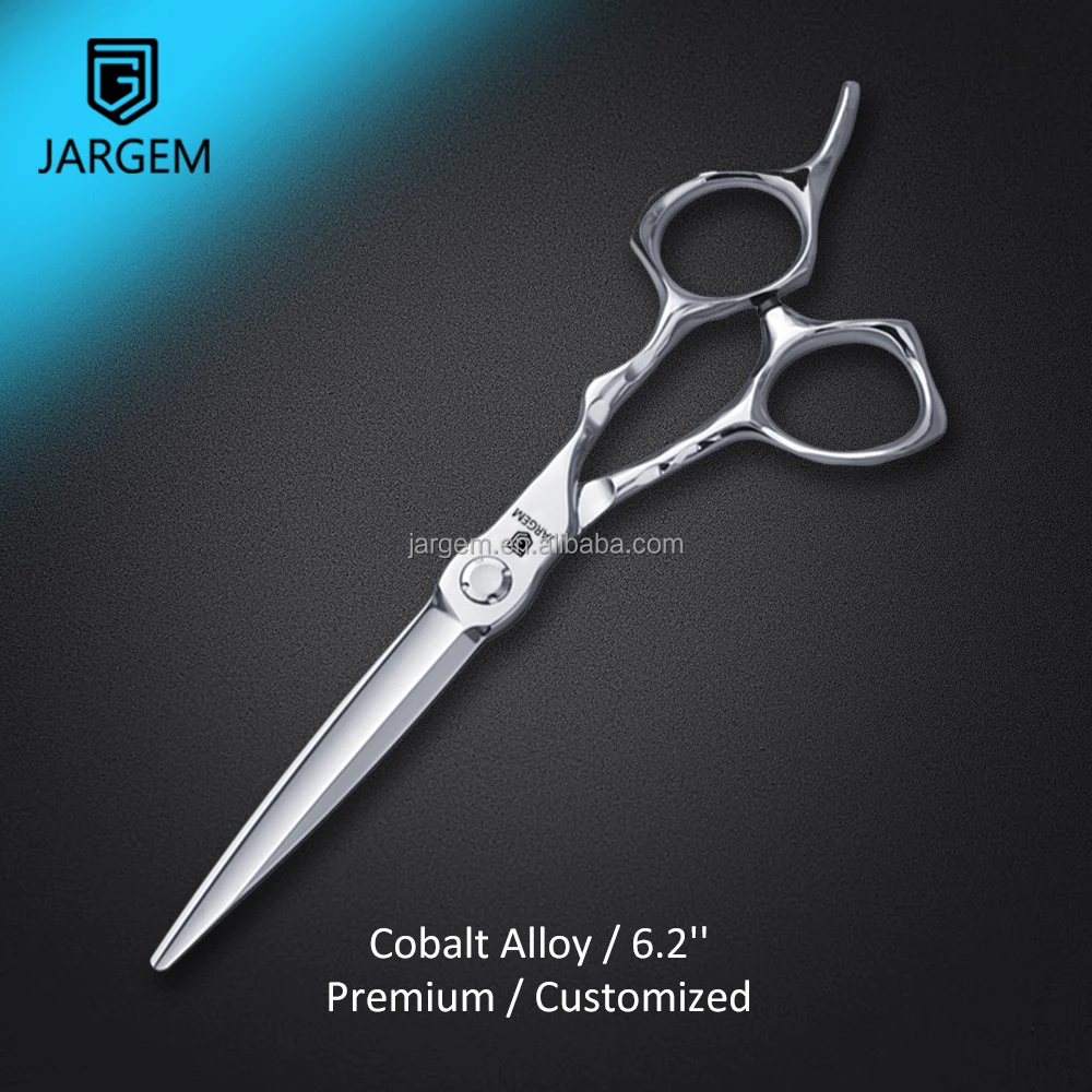 JARGEM Premium Hair Scissors CNC Professional Barber Scissors Cobalt Alloy  Sharp Hair Cutting Scissors