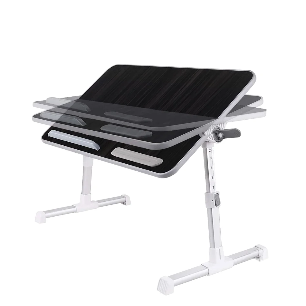 Portable Adjustable Aluminum Laptop Desk Light Weight Ergonomic TV Bed Lap Tray Stand Up Lap Table