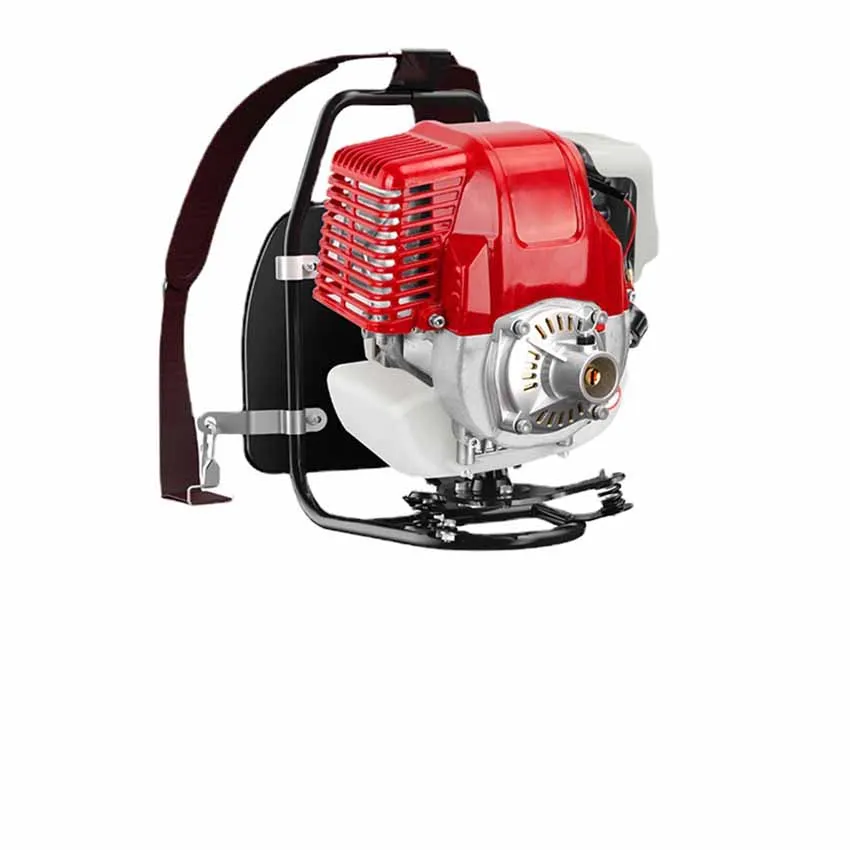 The factory sells four-stroke gasoline mower knapsack and side mounted agricultural cultivator