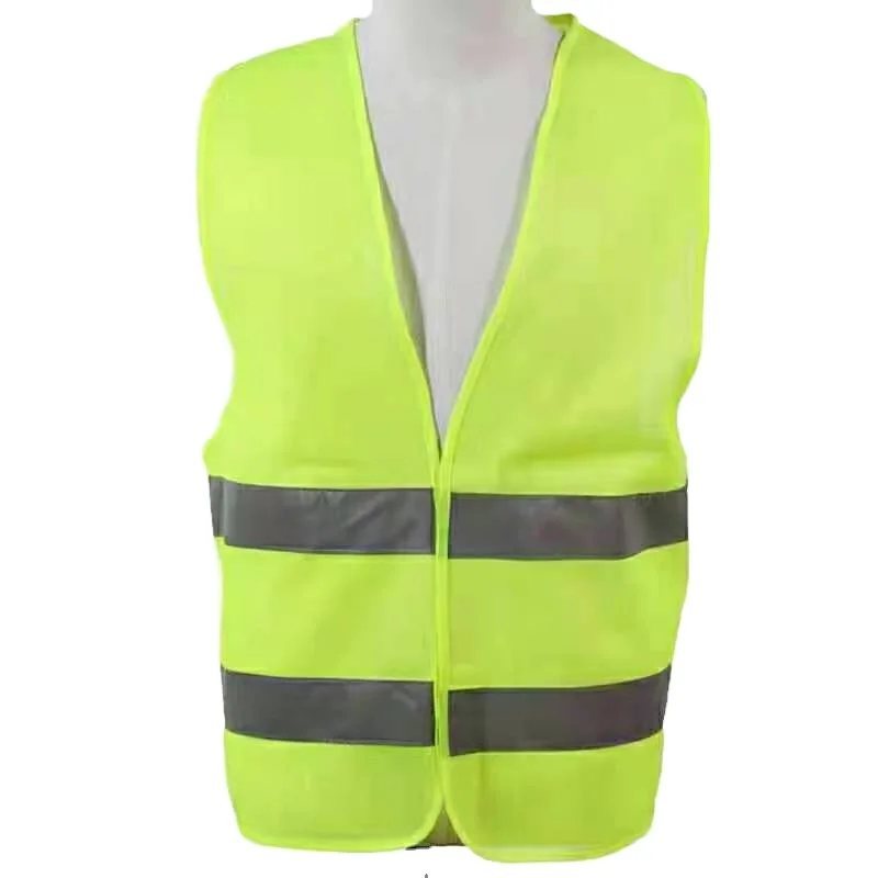 Polyester Reflective Vest Work Construction vests Night Safety Jacket