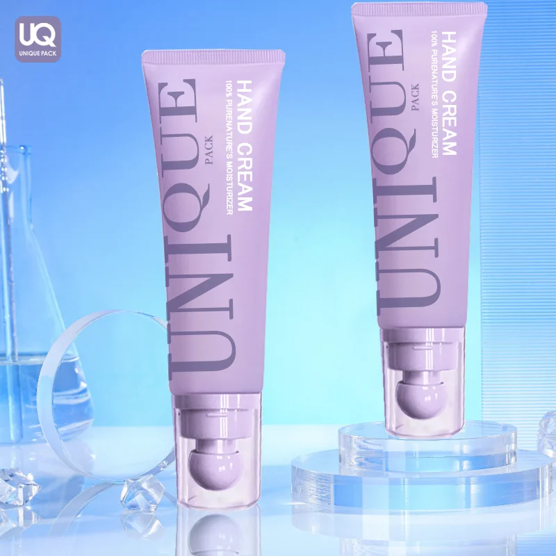 Manufacturer Eco Friendly Recycled Pcr Plastic Soft Squeeze Cosmetic Lotion Cream Packaging Body Lotion Tubes