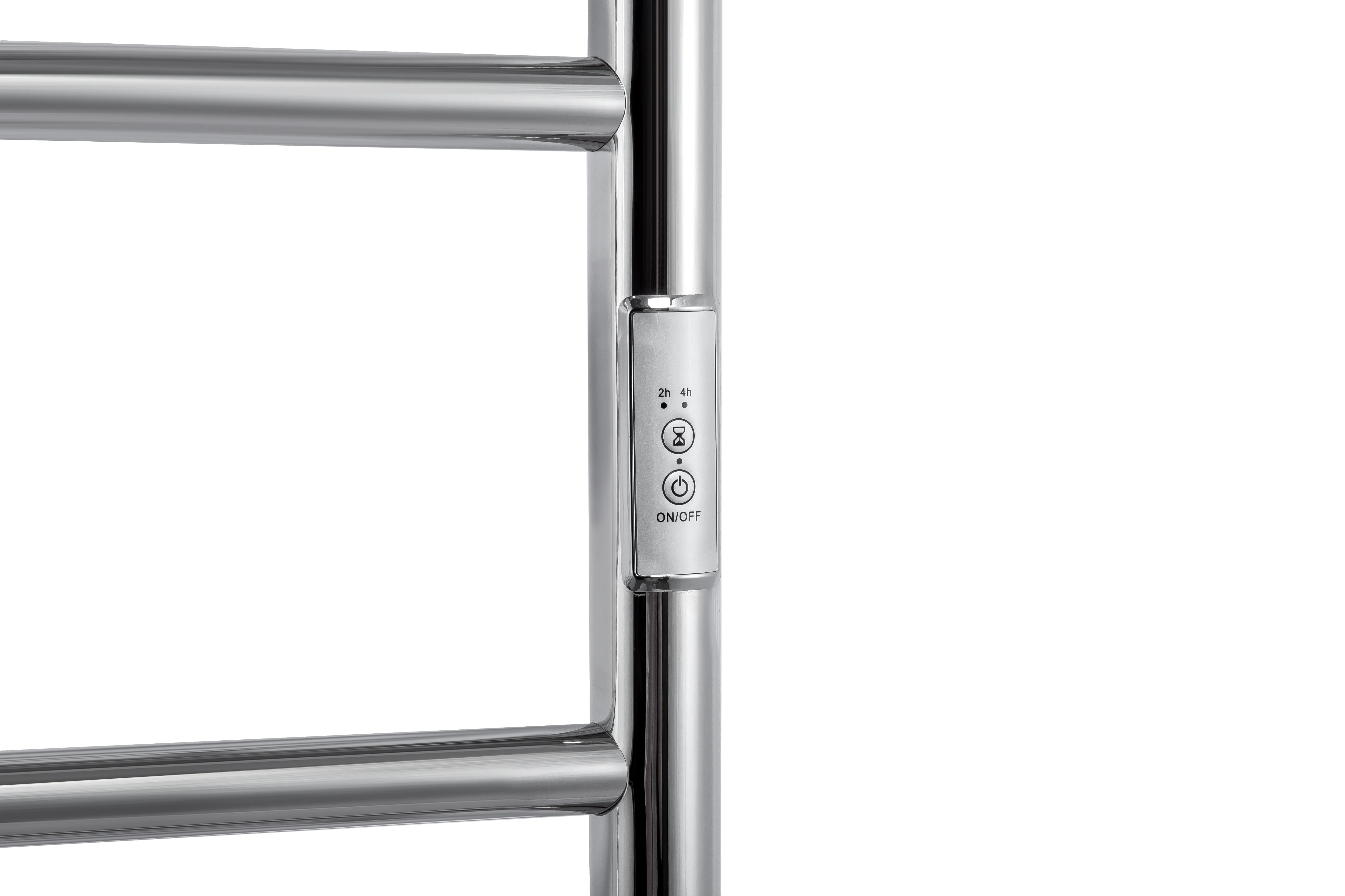 Chrome Plugin Hardwired Heated Towel Rack for Bathroom Wall Mounted Stainless steel