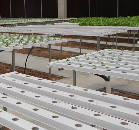 High quality and low price guarantee hydroponic PVC NFT channel for greenhouse hydroponic system from China