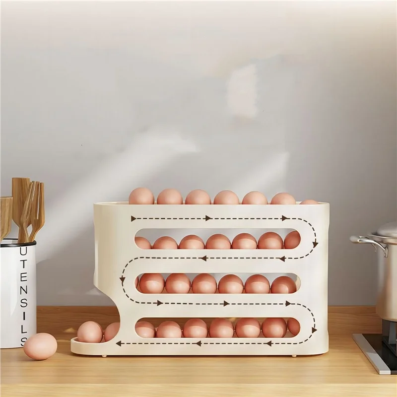 Egg Storage Box Drawer Refrigerator Special Household Food Grade Double Kitchen Organizer