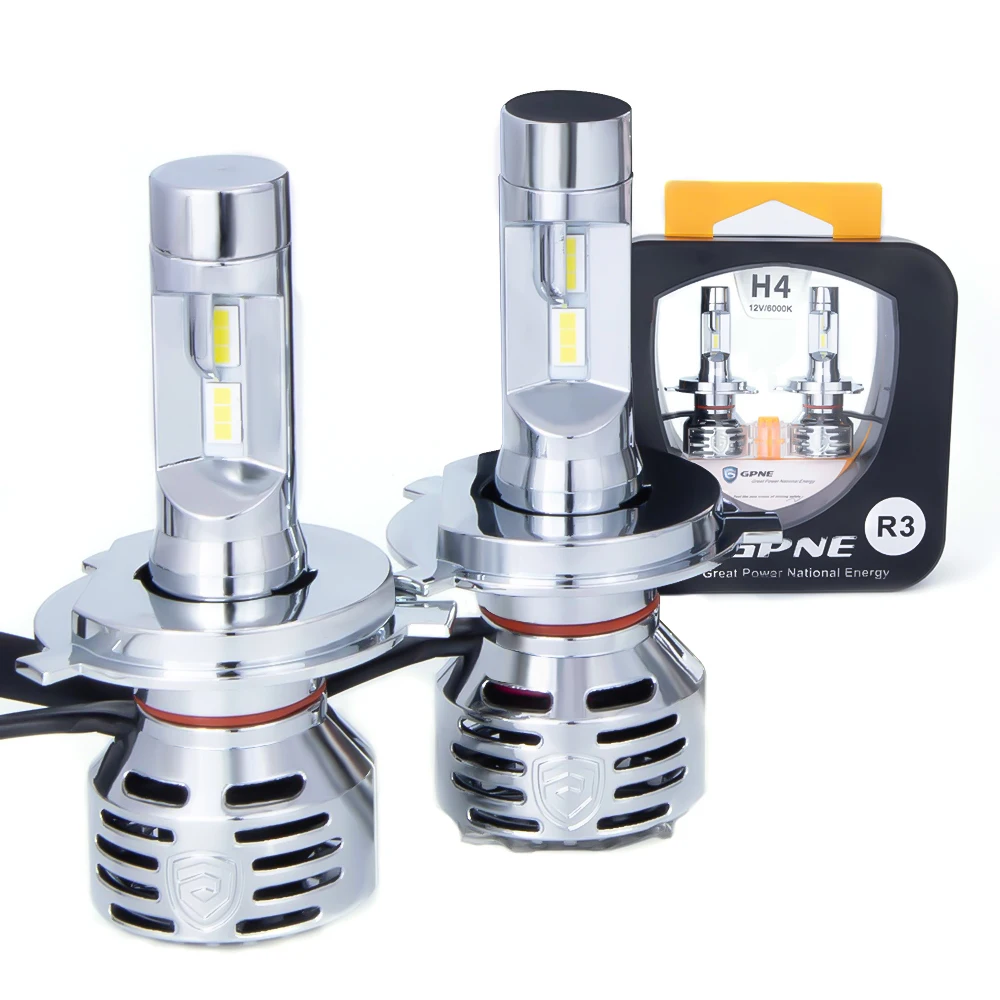 GPNE Luz Led H4 Para Auto 76W 4000LM Luces Led Automotive Carro H7 H11 Bombillos Vehicles Led Light H3 Faros Focos Led H4