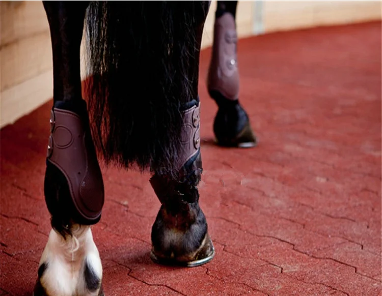 Dog Bone Rubber Floor Tile 43mm Thickness Driveway Rubber Paver for Horse.