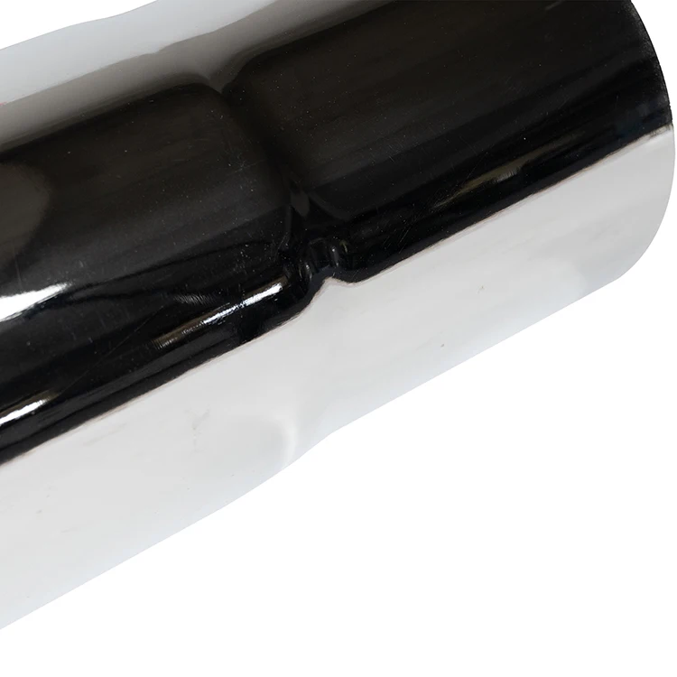 Wholesale customized nice quality long chrome stainless steel straight truck exhaust pipe for sale